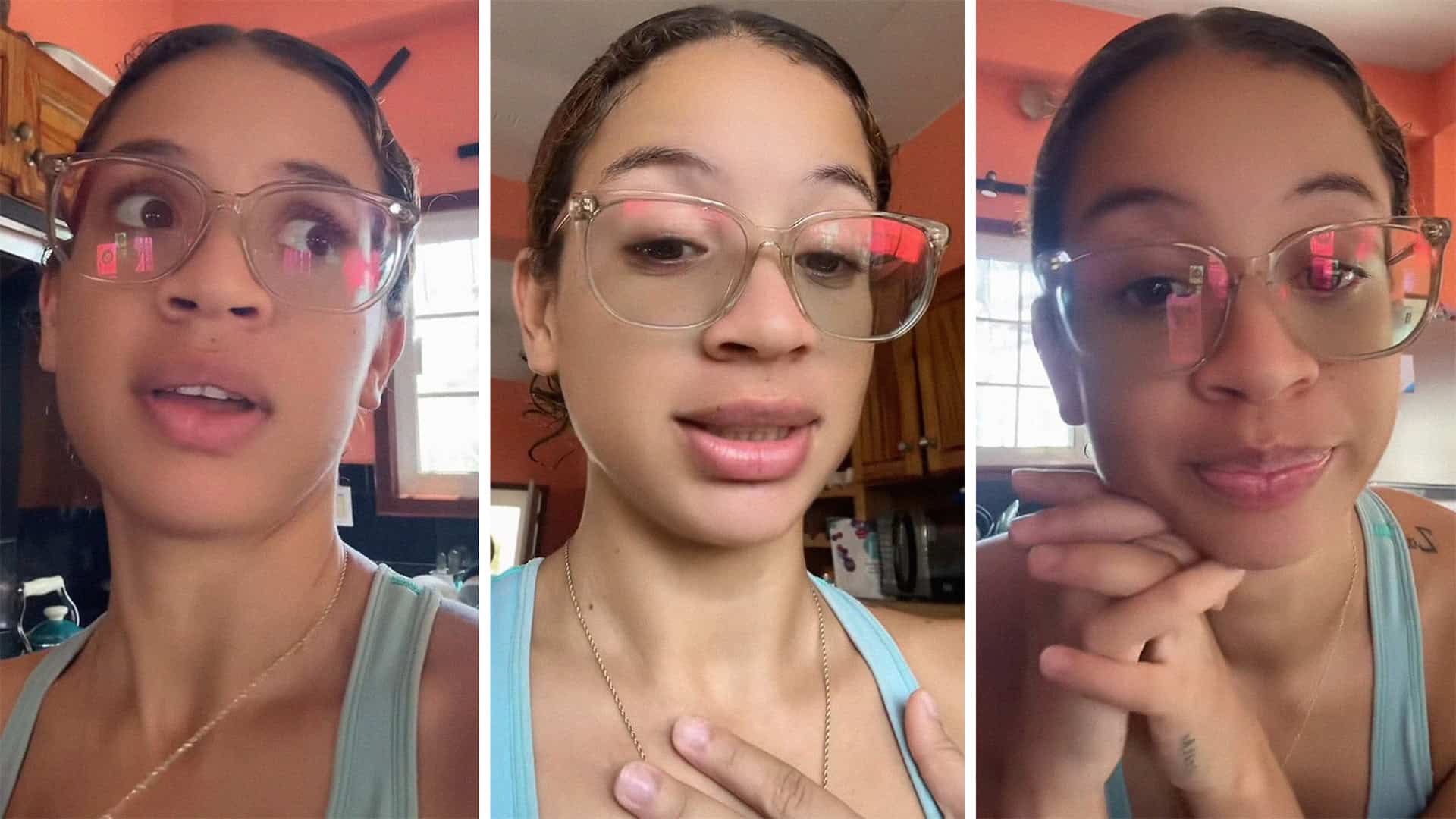 woman talking about being cheated on